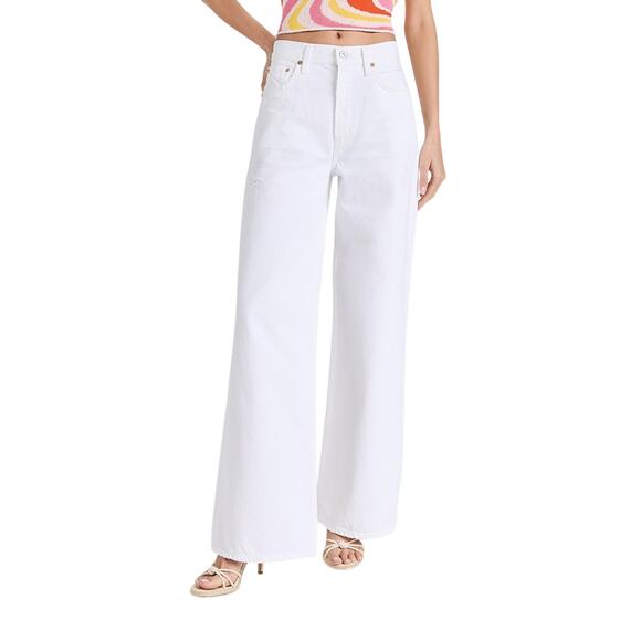 Citizens Of Humanity Denim - Citizens Of Humanity Baggy White Paloma Denim Jeans Size 26